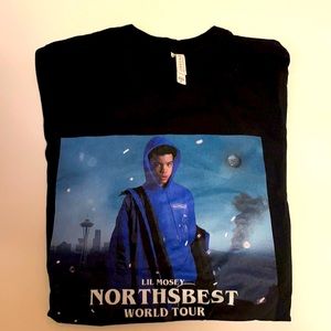 Lil Mosey Northsbest Tour Cover Tee